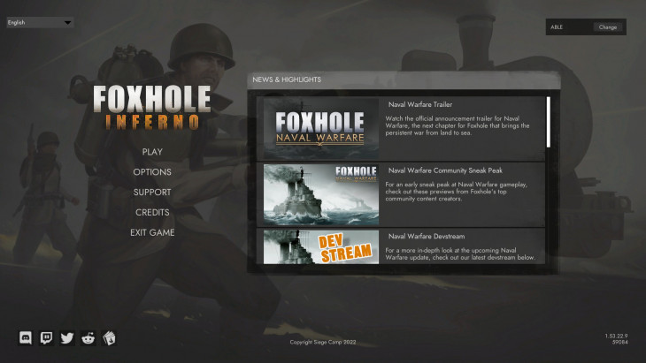 Foxhole Title
