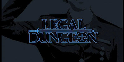 Title screen of the game "Legal Dungeon", found on Steam