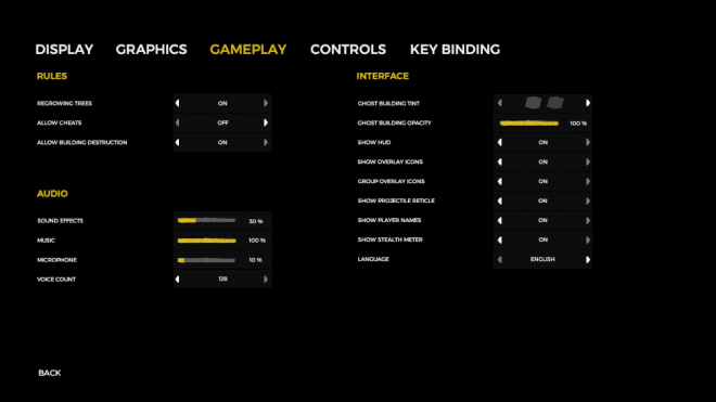 The Forest menu style for sotf, Alternative Menu