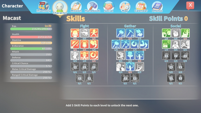 Skill Tree